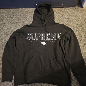 Supreme Higher Learning Pull Over Hoodie Black Size M